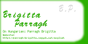 brigitta parragh business card